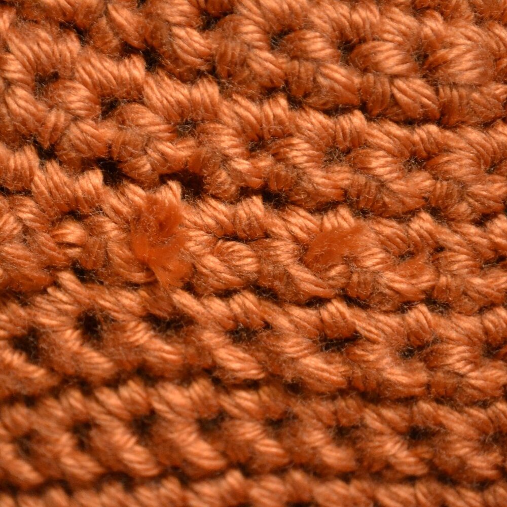 Orange Handmade Heavy Chunky Knit Cardigan Cottage-core Grandmacore Cardigan - Picture 15 of 15